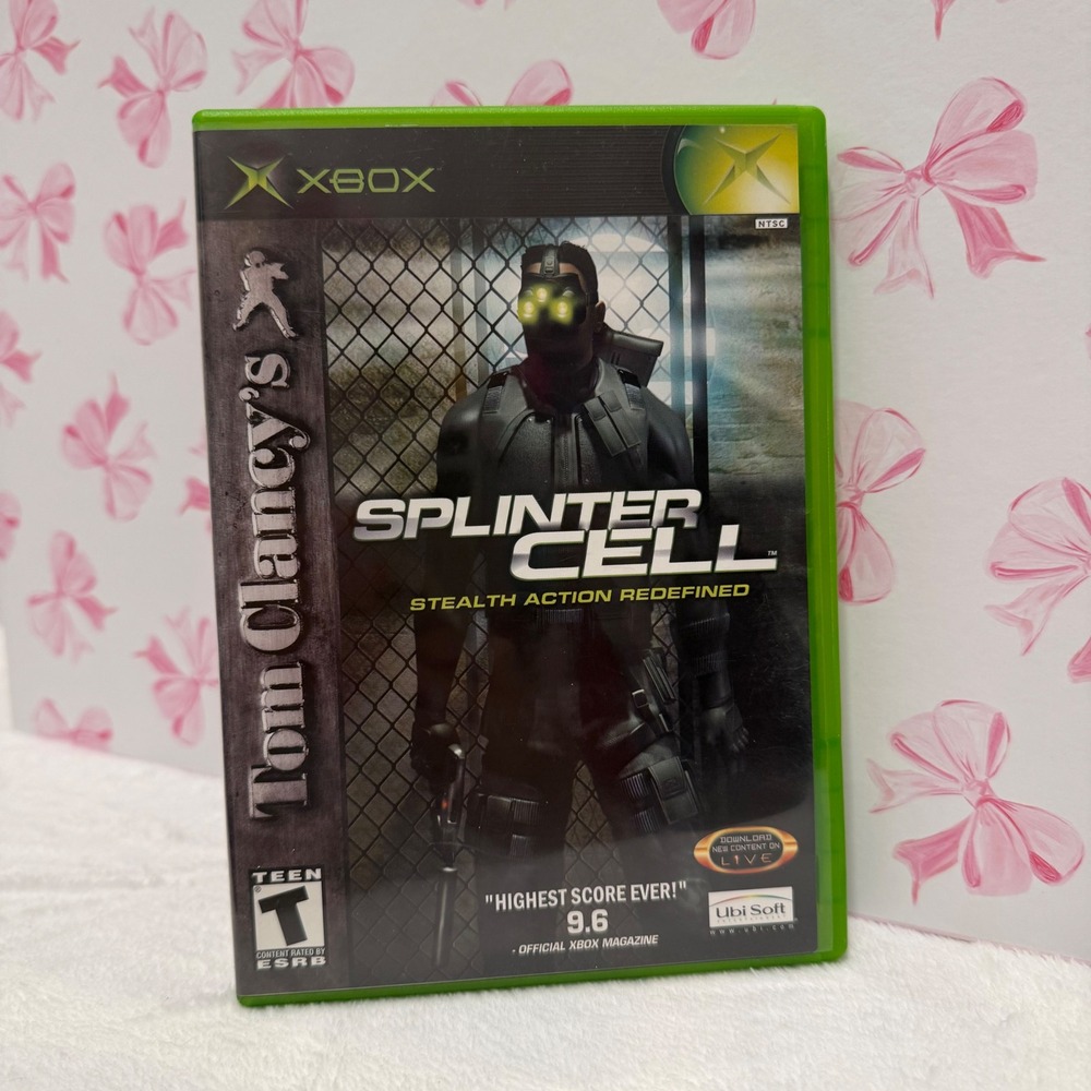 Tom Clancys Splinter Cell Stealth‎ Action Redefined XBOX Video Game
